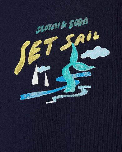 Ανδρική Κοντομάνικη Μπλούζα Scotch &amp; Soda - Front Back Sailor Artwork