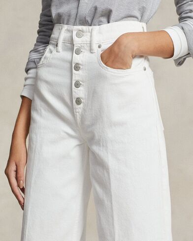 Γυναικείο Παντελόνι Polo Ralph Lauren - Hr Wide Crop-Standard