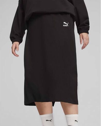 Γυναικεία Midi Φούστα Puma - Classics Ribbed