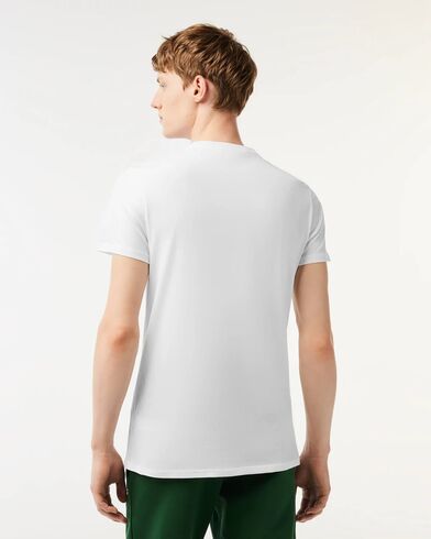 Men T-Shirt Lacoste Devanlay 3TH6709 001 blanc  