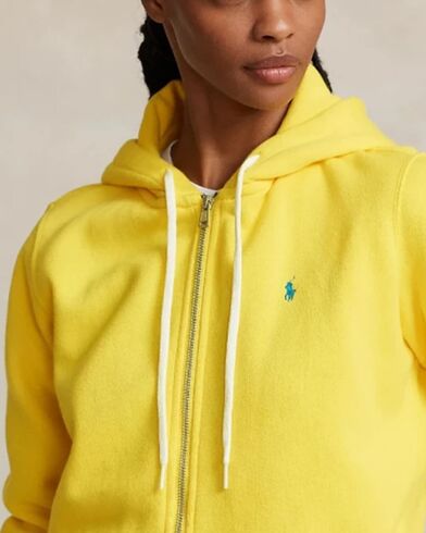 Women Sweatshirt Polo Ralph Lauren Prl Fz-Long Sleeve 211943008007 700 yellow 