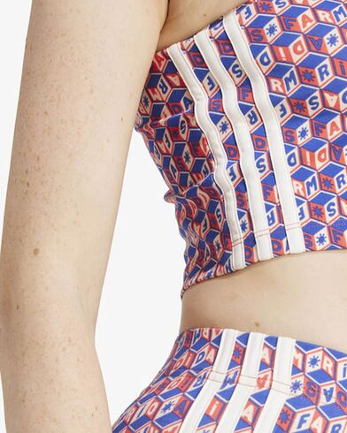 Γυναικεία Crop Μπλούζα Adidas - Farm