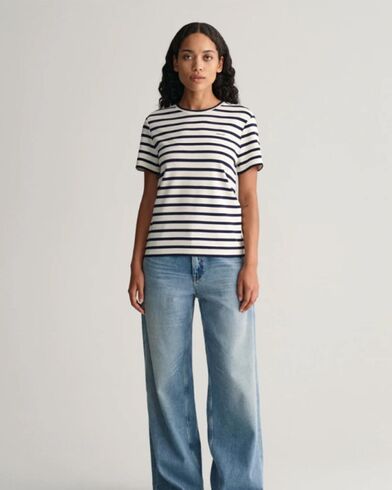 Γυναικεία Κοντομάνικη Μπλούζα Gant - 0829