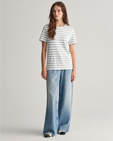 Γυναικεία Κοντομάνικη Μπλούζα Gant - 0829