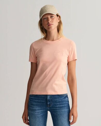 Γυναικεία Κοντομάνικη Μπλούζα Gant - 0262