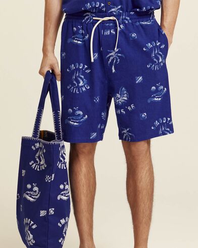 Ανδρικό Σορτς Scotch & Soda - Fave - Printed Cotton-Blend