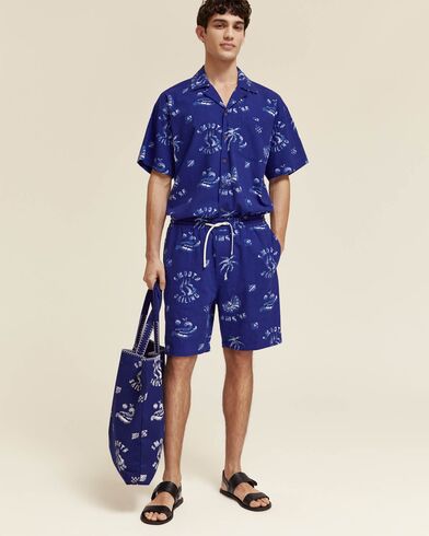 Ανδρικό Σορτς Scotch & Soda - Fave - Printed Cotton-Blend