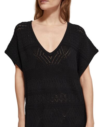 Γυναικείο Πλεκτό Φόρεμα Scotch &amp; Soda - Pointelle Stitch With Fringing