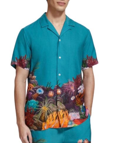 Ανδρικό Κοντομάνικο Πουκάμισο Scotch &amp; Soda - Placement Print