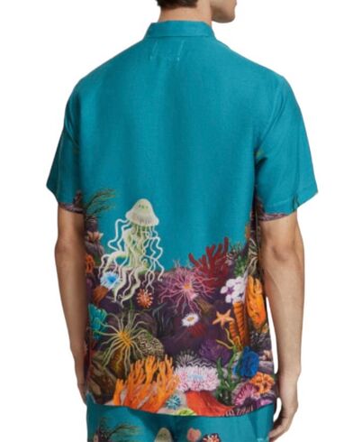 Ανδρικό Κοντομάνικο Πουκάμισο Scotch &amp; Soda - Placement Print