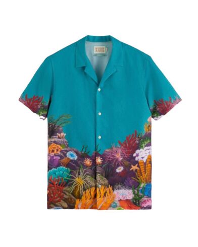 Ανδρικό Κοντομάνικο Πουκάμισο Scotch &amp; Soda - Placement Print