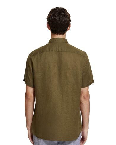 Ανδρικό Κοντομάνικο Πουκάμισο Scotch &amp; Soda - Short Sleeve Linen