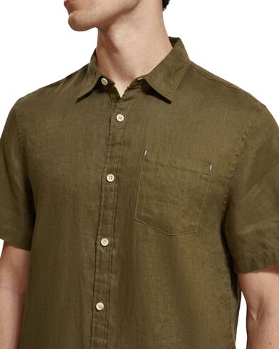 Ανδρικό Κοντομάνικο Πουκάμισο Scotch &amp; Soda - Short Sleeve Linen
