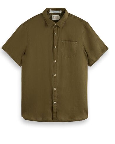 Ανδρικό Κοντομάνικο Πουκάμισο Scotch &amp; Soda - Short Sleeve Linen