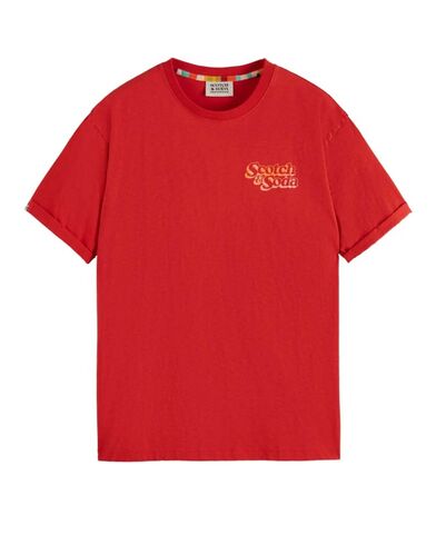 Ανδρική Κοντομάνικη Μπλούζα Scotch &amp; Soda - Front Back Artwork