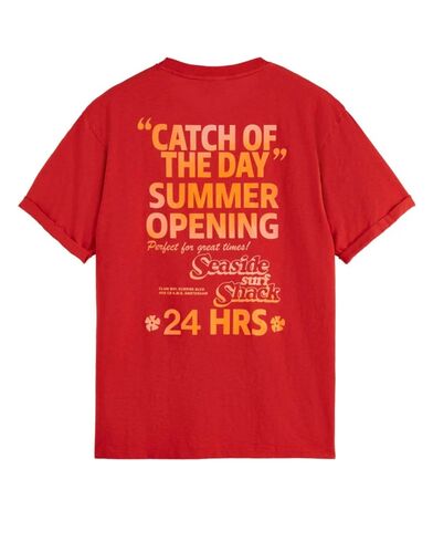 Ανδρική Κοντομάνικη Μπλούζα Scotch &amp; Soda - Front Back Artwork