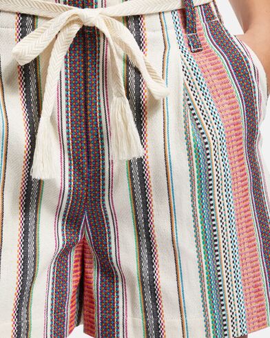 Γυναικείο Σορτς Scotch & Soda - High Rise Crafted Stripe