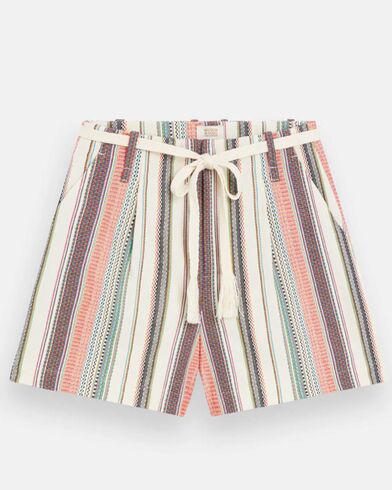 Γυναικείο Σορτς Scotch & Soda - High Rise Crafted Stripe