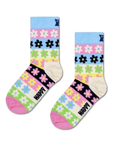 Happy Socks - Kids Flower Stripe Socks 
