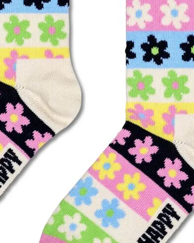Happy Socks - Kids Flower Stripe Socks 