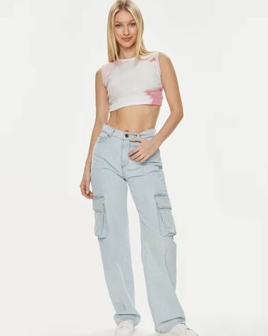 Calvin Klein - Aop Cropped Tank Top  