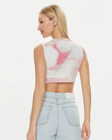Calvin Klein - Aop Cropped Tank Top  