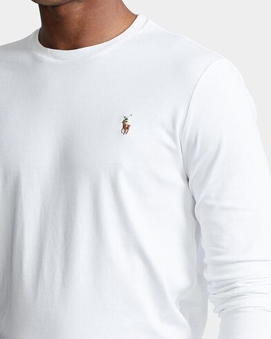 Ανδρική Μακρυμάνικη Μπλούζα Polo Ralph Lauren - Lscncmslm2-Long Sleeve-T-Shirt 710760121002 100