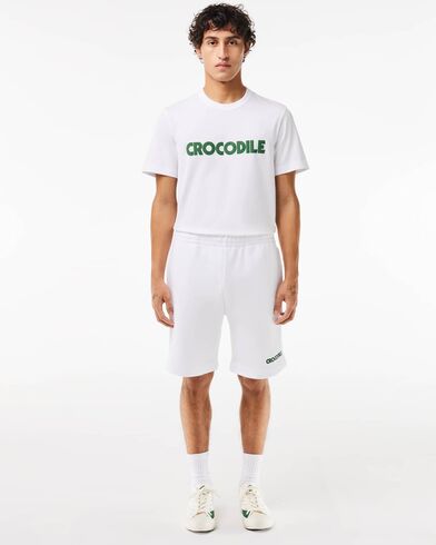 Ανδρικό Σορτς Lacoste - Embroidered Slogan Fleece