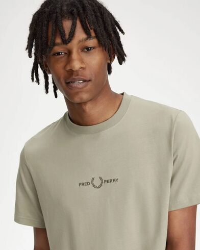 Ανδρική Κοντομάνικη Μπλούζα Fred Perry - Embroidered