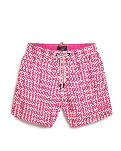Superdry - D4 Stud Printed 15&quot; Swim Shorts   