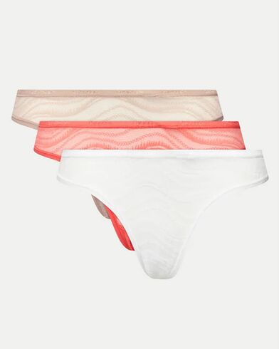 Set Γυναικεία Εσώρουχα Calvin Klein 3 Τεμάχια - Thong