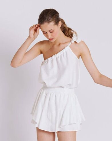 Γυναικεία Μπλούζα με Έναν Ώμο Collectiva Noir - Lecia