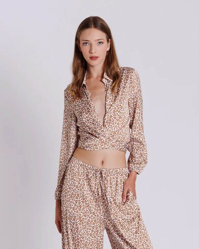 Collectiva Noir - Lida Bow Shirt 