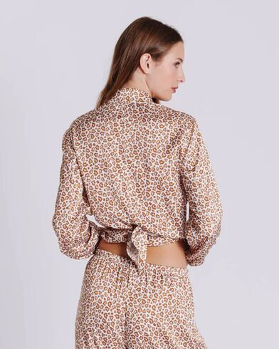 Collectiva Noir - Lida Bow Shirt 