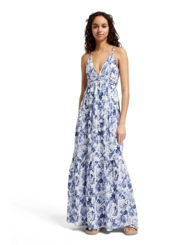 Scotch &amp; Soda - Waisted Maxi Dress 