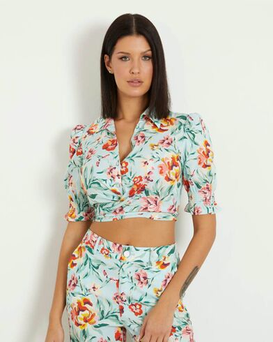 Guess - Ss Adele Bowed Shirt 