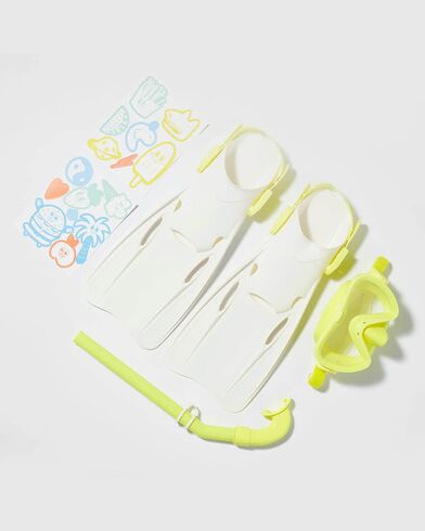 Παιδικό Set Κατάδυσης Sunnylife Μάσκα + Αναπνευστήρας + Βατραχοπέδιλα - Medium The Sea Kids