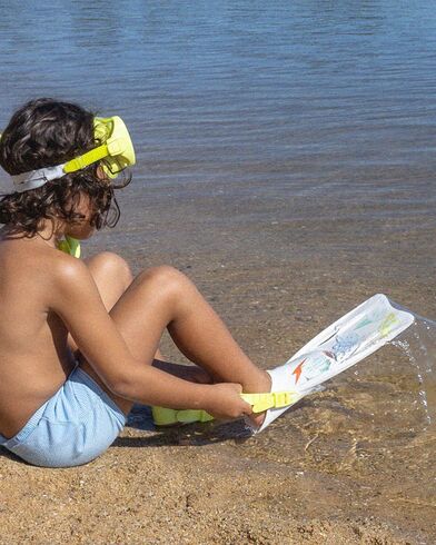 Παιδικό Set Κατάδυσης Sunnylife Μάσκα + Αναπνευστήρας + Βατραχοπέδιλα - Medium The Sea Kids