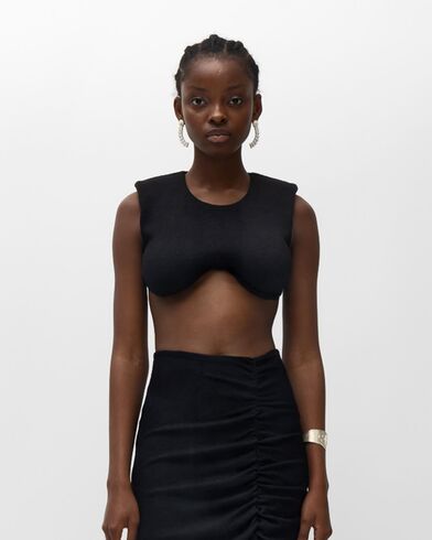 Γυναικεία Crop Μπλούζα Mallory The label - Suasi