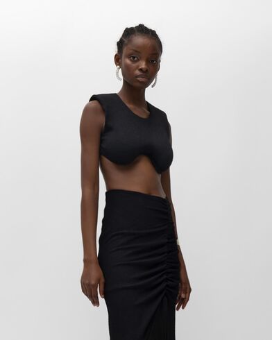 Γυναικεία Crop Μπλούζα Mallory The label - Suasi