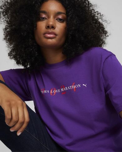 Ανδρική Κοντομάνικη Μπλούζα Puma - Classics Love Marathon Graphic