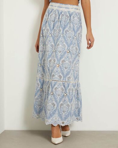 Γυναικεία Φούστα Guess - Frida Long Embro