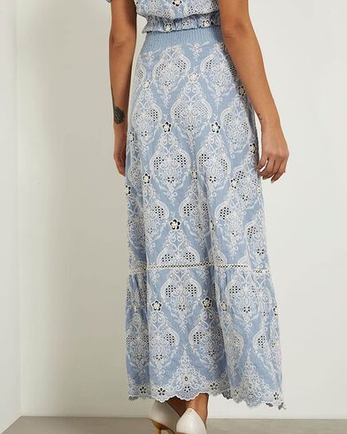 Γυναικεία Φούστα Guess - Frida Long Embro