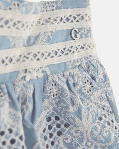 Γυναικεία Φούστα Guess - Frida Long Embro