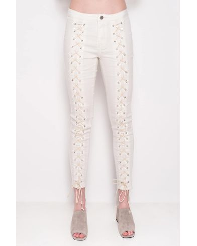 Glamorous - Pants With Lace Up Sides