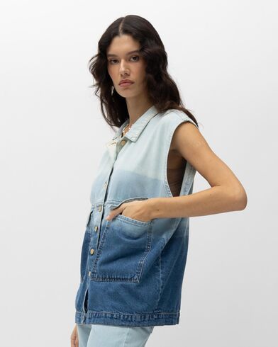 Γυναικείο Τζιν Γιλέκο Mallory The label - Tupac Jean