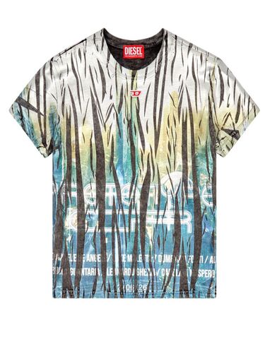 Diesel - T-Uncutie-Long-Foil Tank Top    