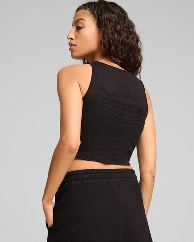 Puma - Classics Ribbed Crop Top   