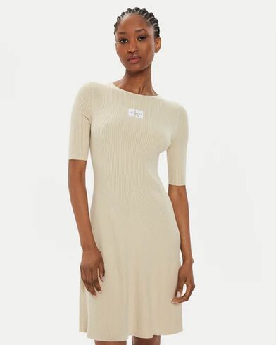 Γυναικείο Κοντομάνικο Φόρεμα Calvin Klein - Woven Label