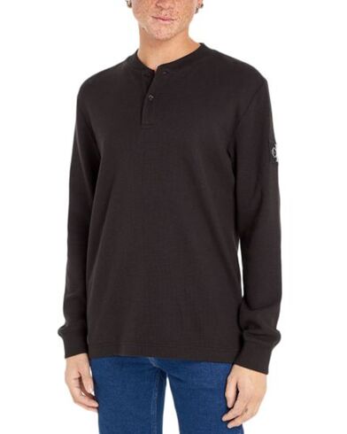 Calvin Klein - Badge Waffle Ls Henley   
